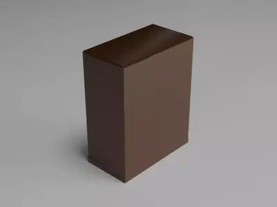 Bar Inspired Bookshelf - 3D Bedroom Scene Free low-poly 3D model