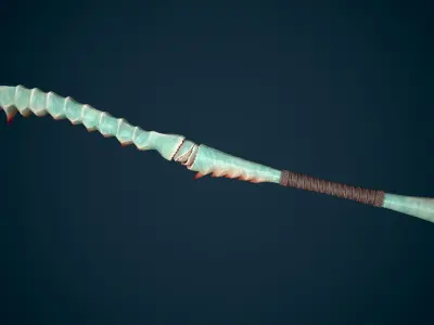 Mantis Sword Low-poly 3D model