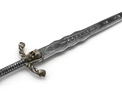 Sword Skull 3D model