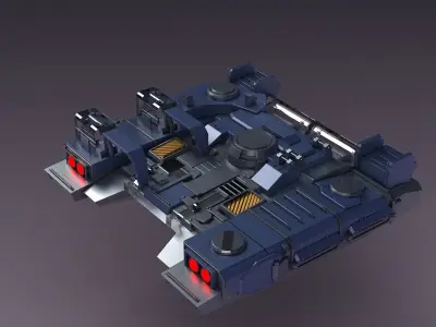 Mechanical Console Chair Future  Station  mechanical arm 3D model