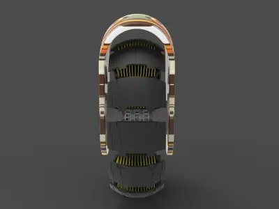 sporty tire  3D model