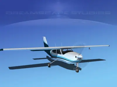 Cessna 177RG Cardinal  V12 3D model