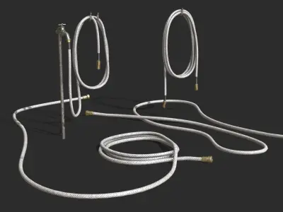Garden Hose Low-poly 3D model