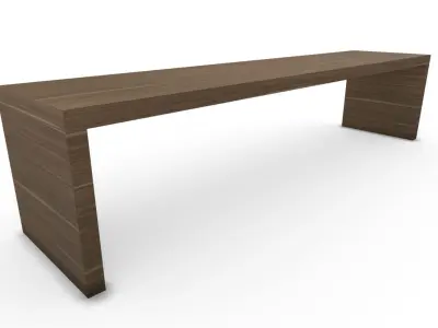 Work Bar Table SHC Quick Office LM Low-poly 3D model