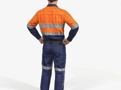Workman Mining Safety DANIEL 3D model