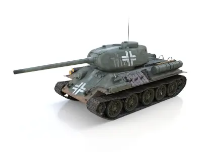 Panzerkampfwagen 747 R - T-34 85 3D model