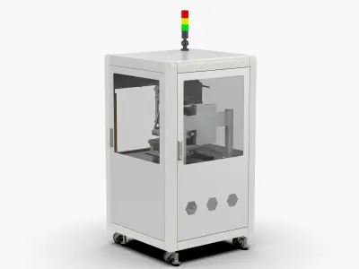 Automatic Glue Removal Machine 3D model