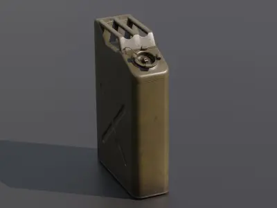 Gasoline tank for jeep Willis 3D model