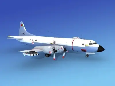 Lockheed P-3 Orion Portugal 3D model