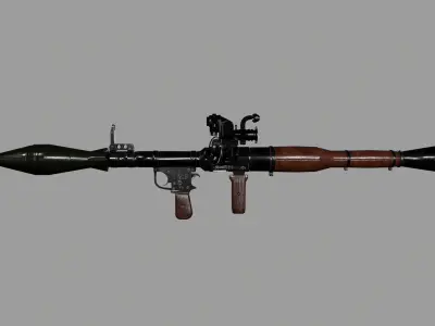 RPG-7 Soviet Bazooka 3D model