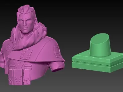 Sova Bust from Valorant 3D print ready 3D print model