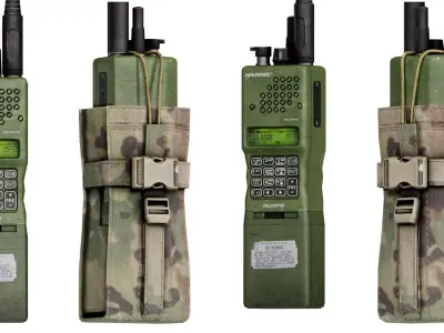 ANPRC 152 RADIO Low-poly 3D model