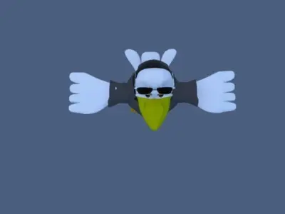 Badass Bird 3D model
