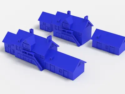 Historic millers house Gdanski Danzig 3D print model