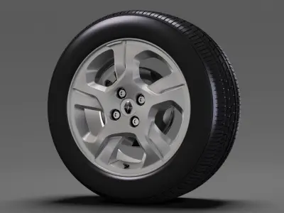Renault Logan wheel 2017 3D model