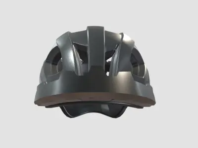 Bike Helmet Low Poly PBR Realistic Low-poly 3D model