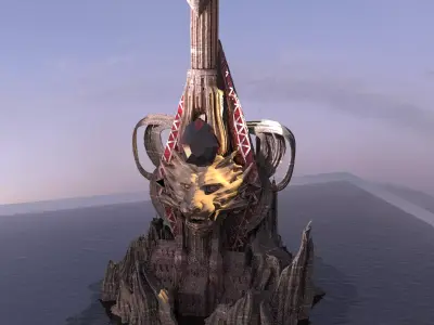 He man inspired Great Tower 3D model