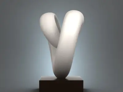 Heart Figurine 3D print model