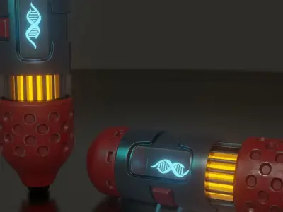 Sci fi nade 3D model