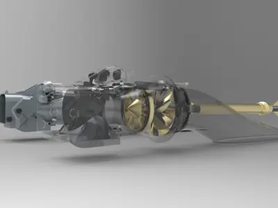 Water Jet Propulsion 3D model