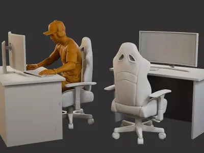 Video Game Player VGP1 002 3D print model