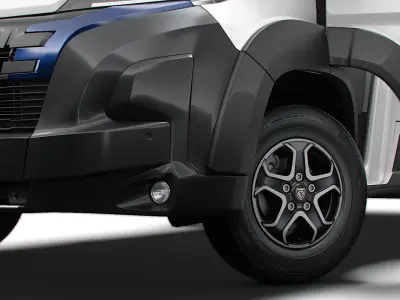 Peugeot e Boxer Van L4H3 HQ Interior 2025 3D model