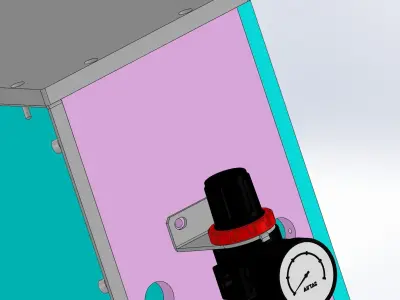 Testing machine 3D model