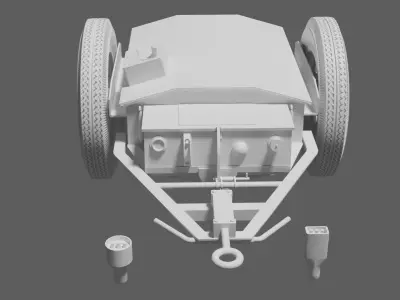 RAF Trolley-Acc Starter 3D print model