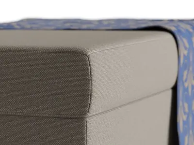 Bench Free 3D model 5