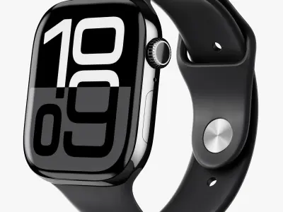 Apple Watch Series 10 Jet Black 3D model