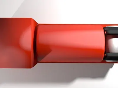 Black Box Flight Data Recorder 3D model