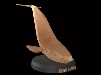 Parametric Blue  Low-poly 3D model