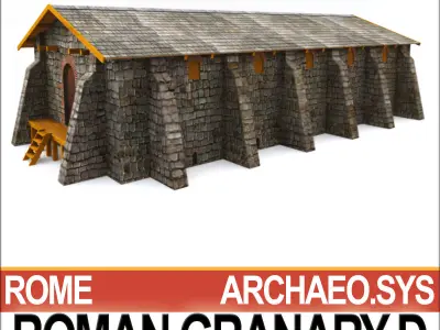 Roman Granary D 3D model