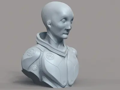 Alien Dude 3D print model