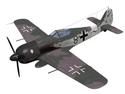 Focke Wulf Fw190 A8 R7 3D model