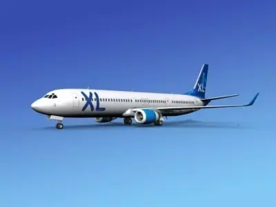 Boeing 737-900ER XL 3D model
