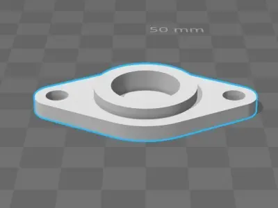 bearings holder D12 B4 d5 3D print model