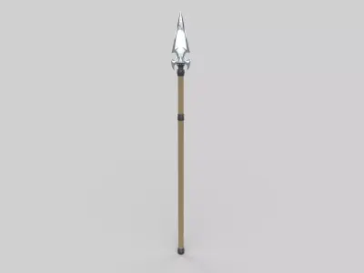 Spear Low-poly 3D model
