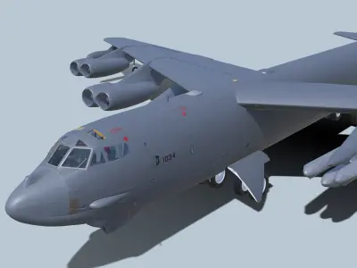 Boeing B-52H Stratofortress 3D model