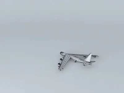 B 52 Stratofortress BOMBER 3D model