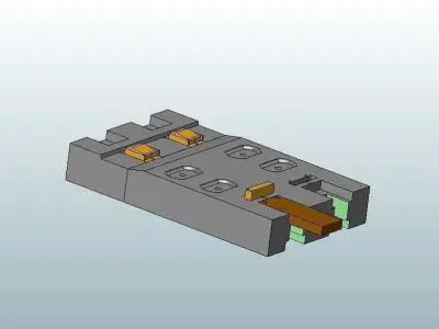 CLIP circuit breaker Free 3D model