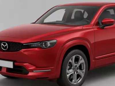 Modern Red Compact SUV 3D model