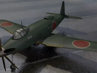 Yokosuka R2Y1 Keuin 3D model