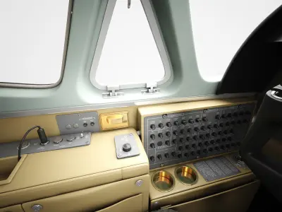 Aircraft Cockpit 3D model