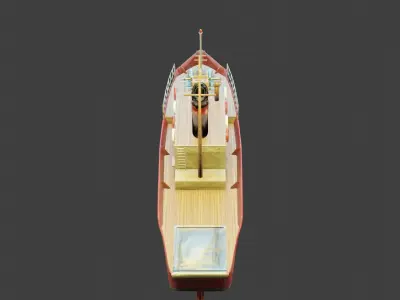 vessel boat 3D model