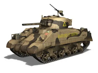 M4 Sherman MK III - Barford St Martin 3D model