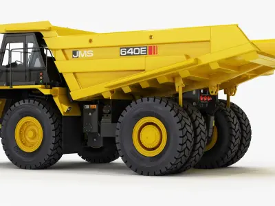 Mining Dump Truck Generic v4 3D model