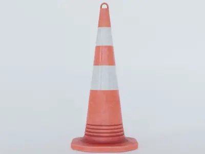 Traffic Cone 3D Model Free 3D model