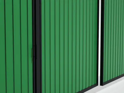 Profiled gate 3D model