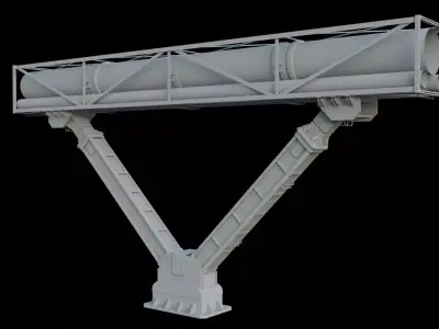 Industrial structure 3D model